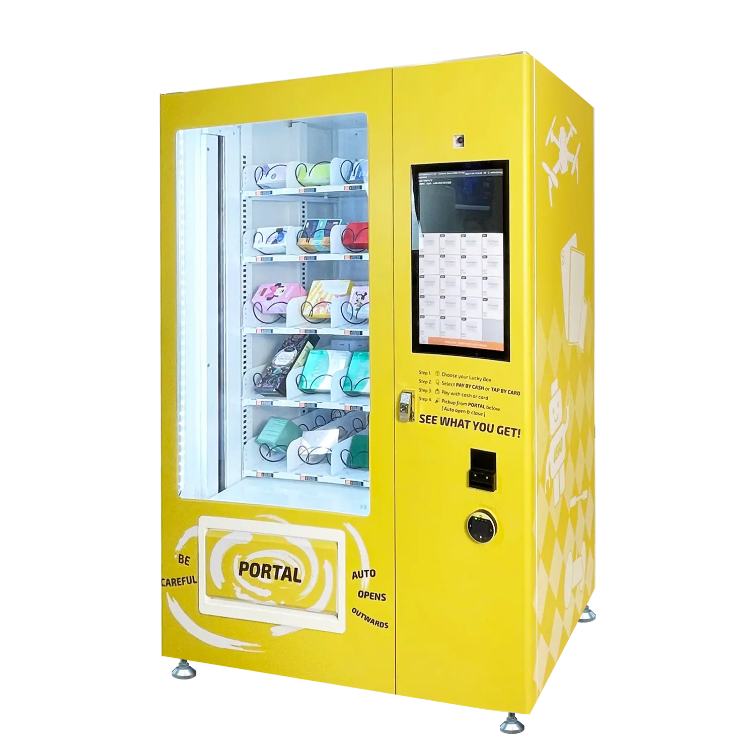Lucky box vending machine